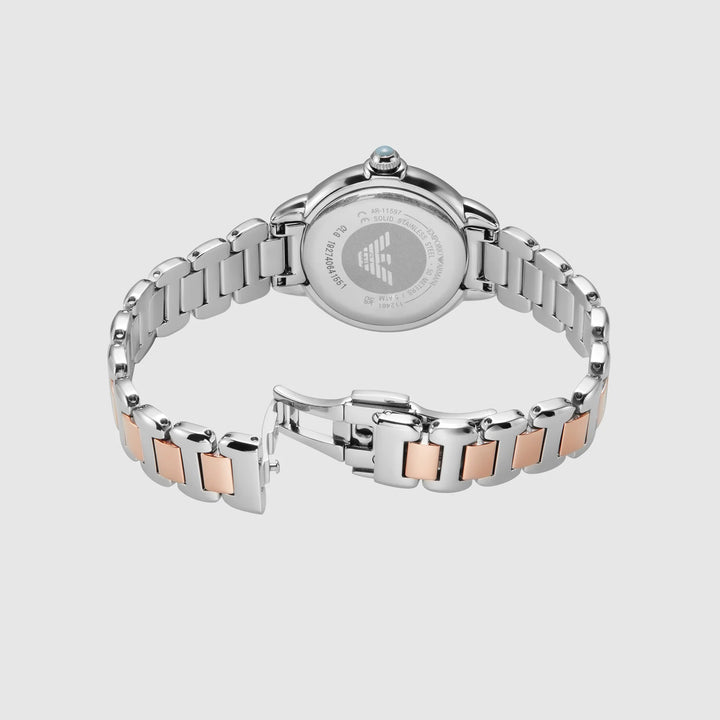 Emporio Armani Mia AR11597 Rectangle Blue Dial Women&