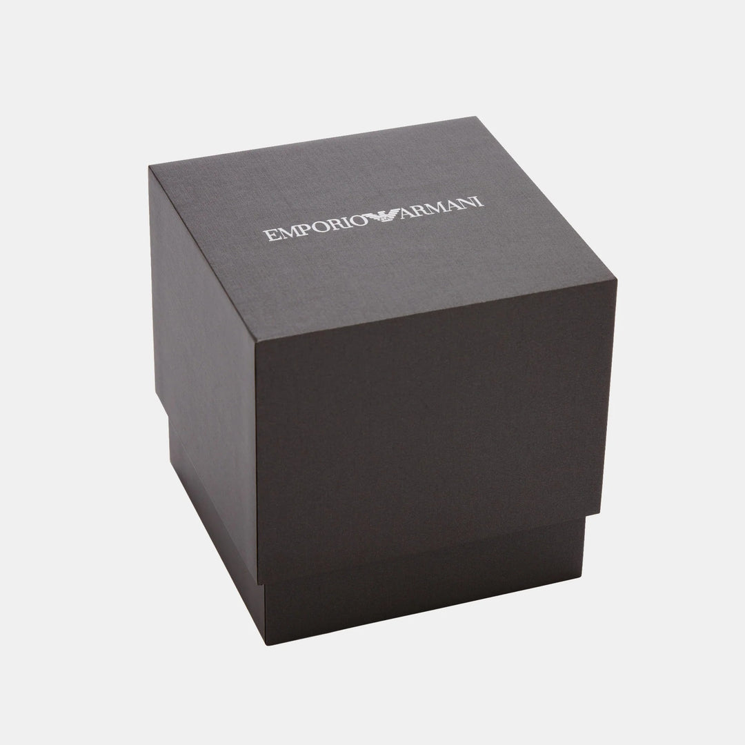 Emporio Armani Nicola AR11626 Black Dial Silver Men&