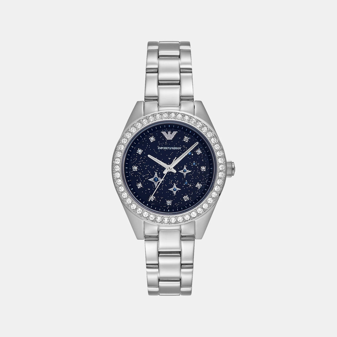 Emporio Armani Nicola AR11628 Blue Dial Stainless Steel Men&