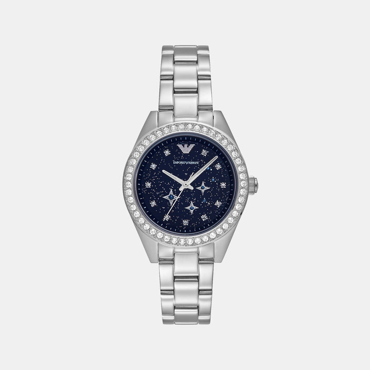 Emporio Armani Nicola AR11628 Blue Dial Stainless Steel Men&