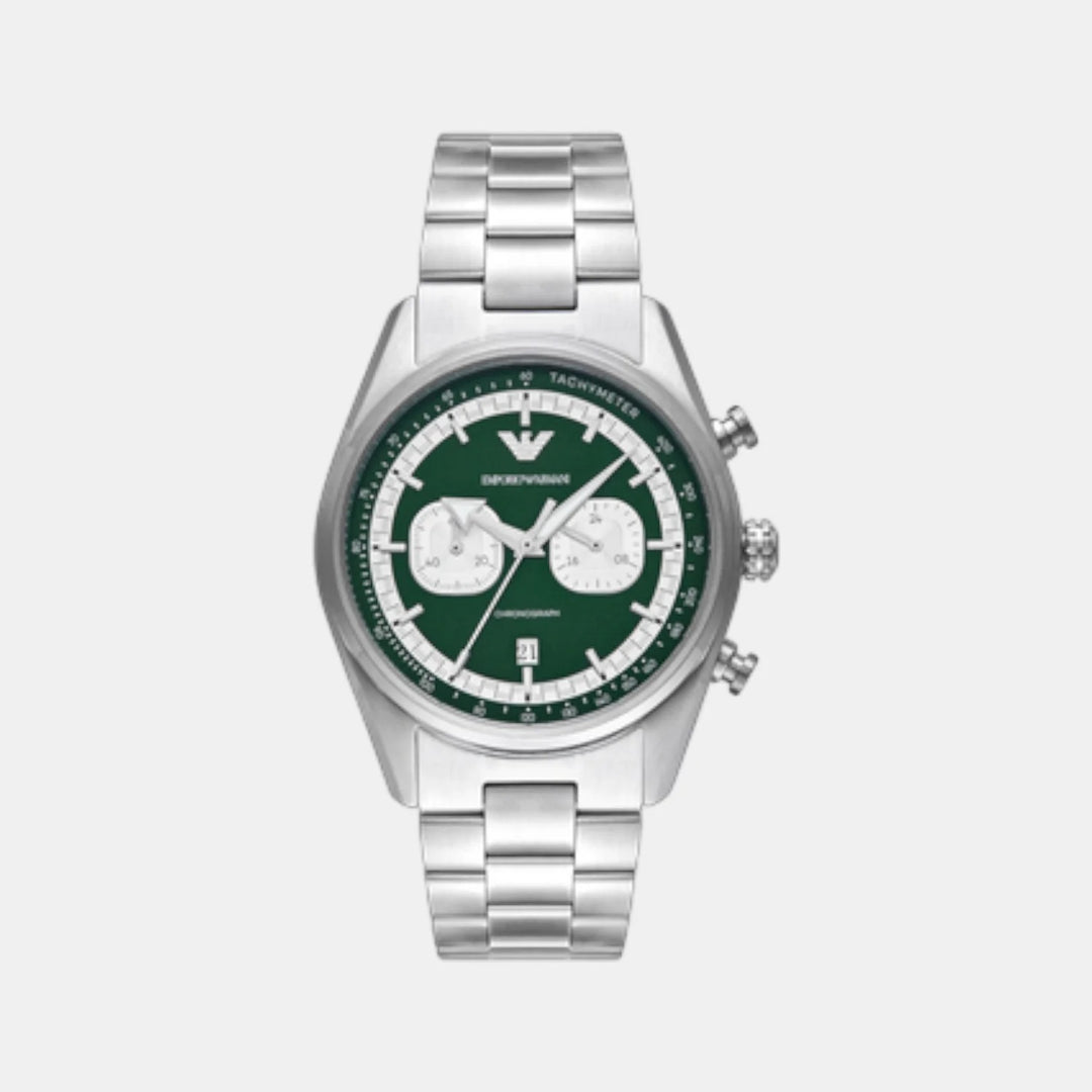 Emporio Armani Mario AR11637 Chronograph Green Dial Men&