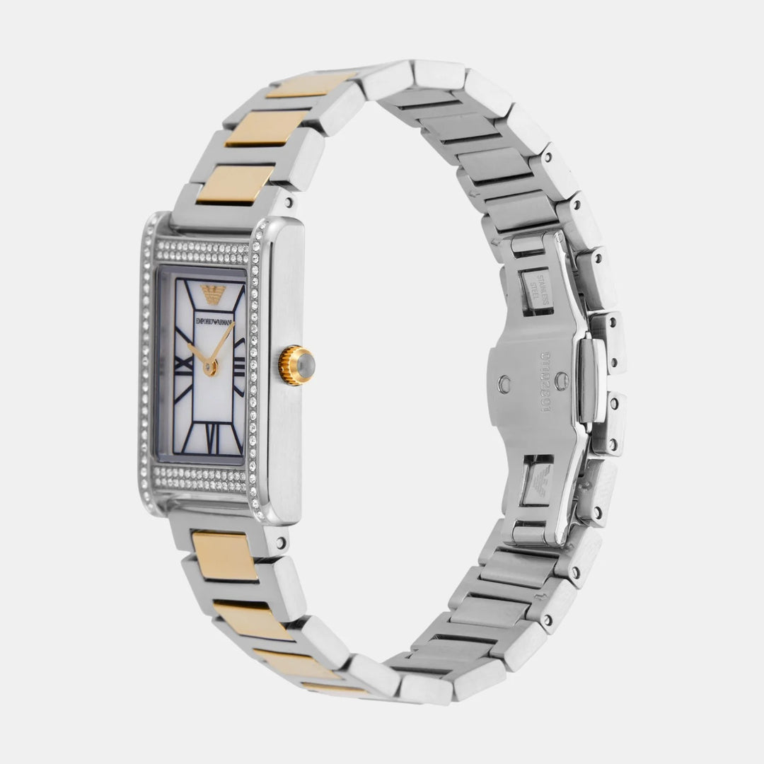 Emporio Armani Gianni AR11642 Mother of Pearl Rectangle Women&