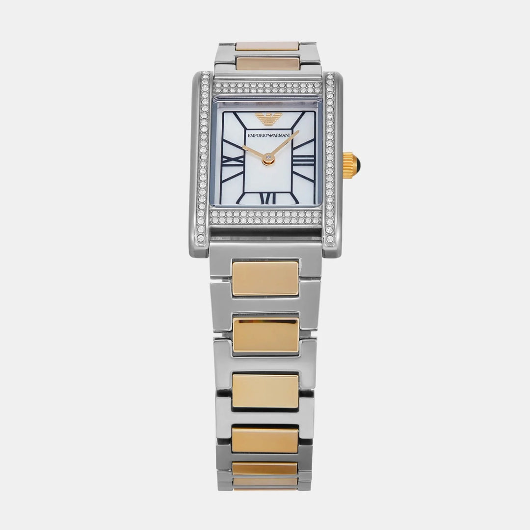 Emporio Armani Gianni AR11642 Mother of Pearl Rectangle Women&