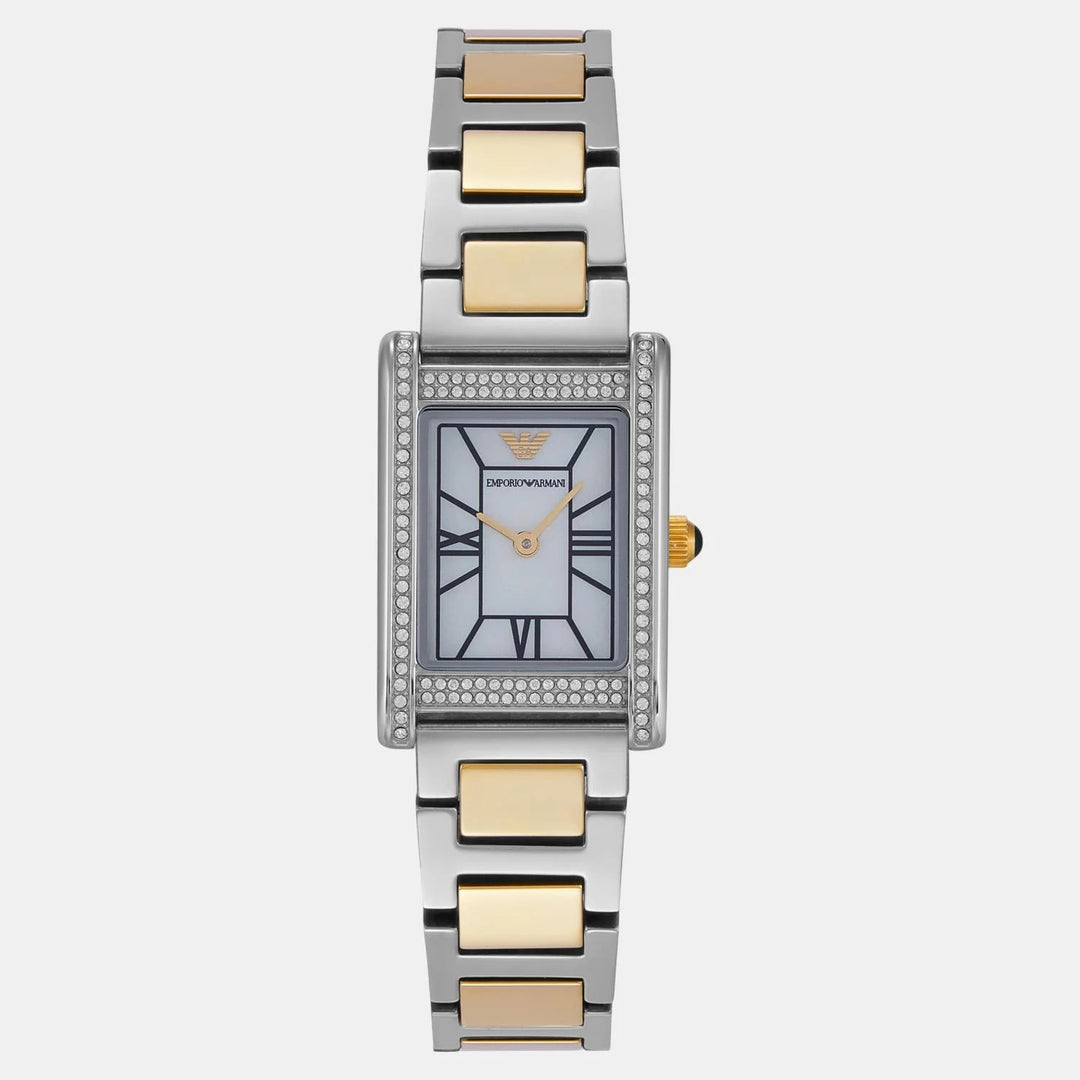 Emporio Armani Gianni AR11642 Mother of Pearl Rectangle Women&
