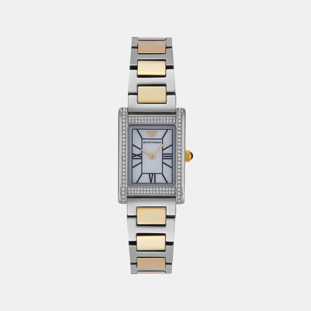 Emporio Armani Gianni AR11642 Mother of Pearl Rectangle Women&