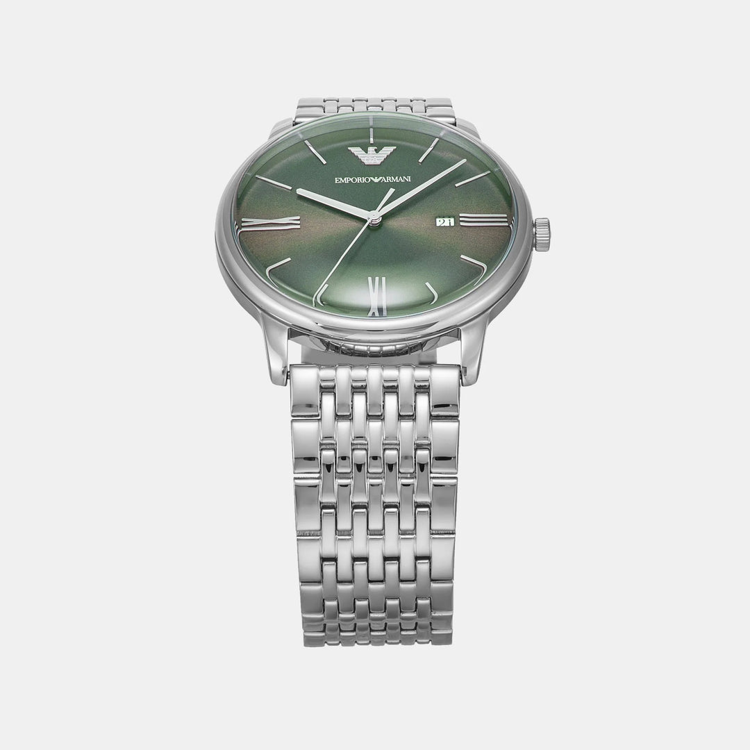 Emporio Armani Gianni AR11644 Green Dial Rectangle Men&