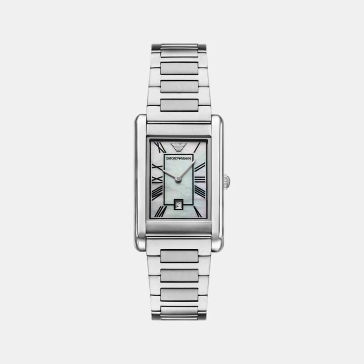 Emporio Armani Gino AR11664 Rectangle Silver Dial Men&