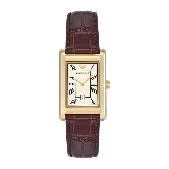 Emporio Armani Mario AR11665 Rectangle Blue Dial Men&