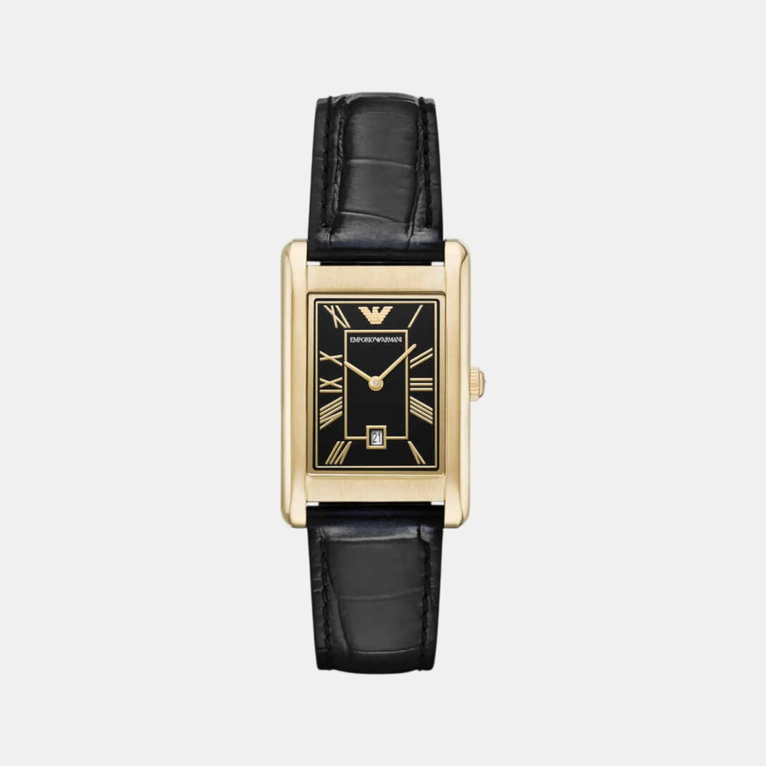 Emporio Armani Mario AR11666 Rectangle Black Dial Men&