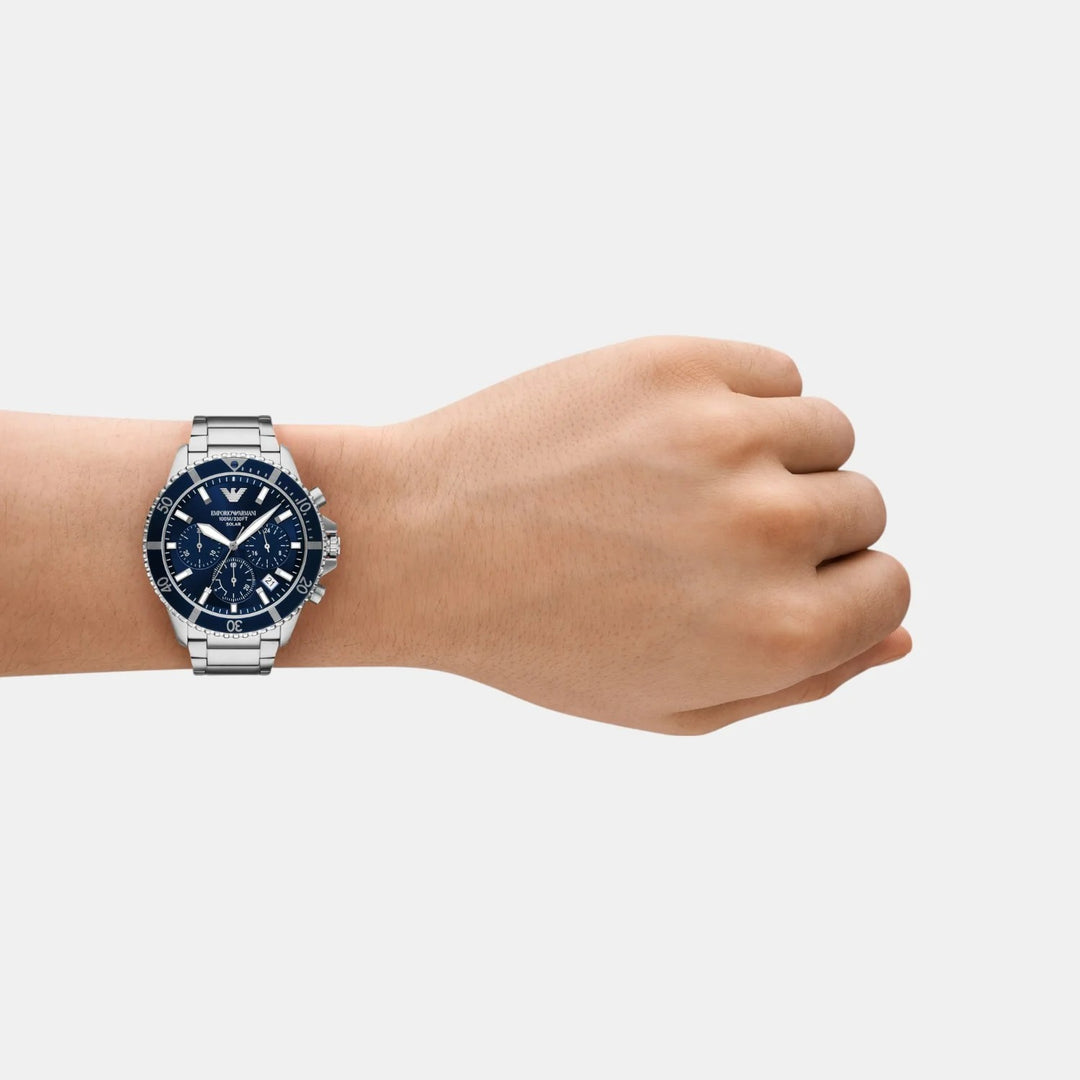 Emporio Armani World Explorer AR11681 Blue Dial Chronograph Men&