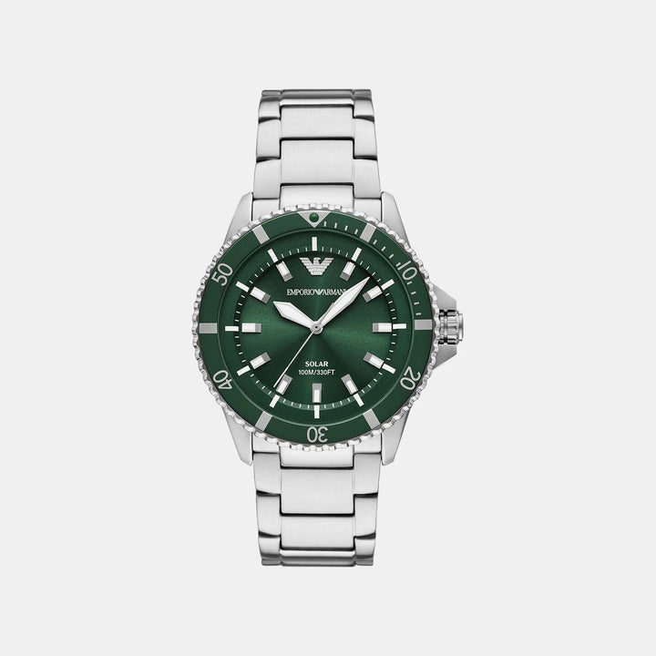 Emporio Armani World Explorer AR11698 Solar Green Dial Men&
