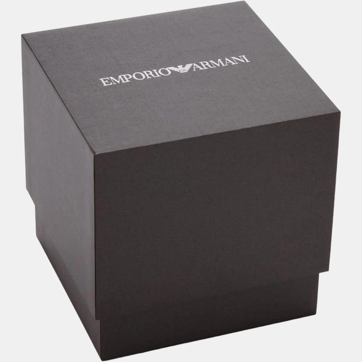 Emporio Armani Gianni AR1908 White Dial Silver Mesh Women&