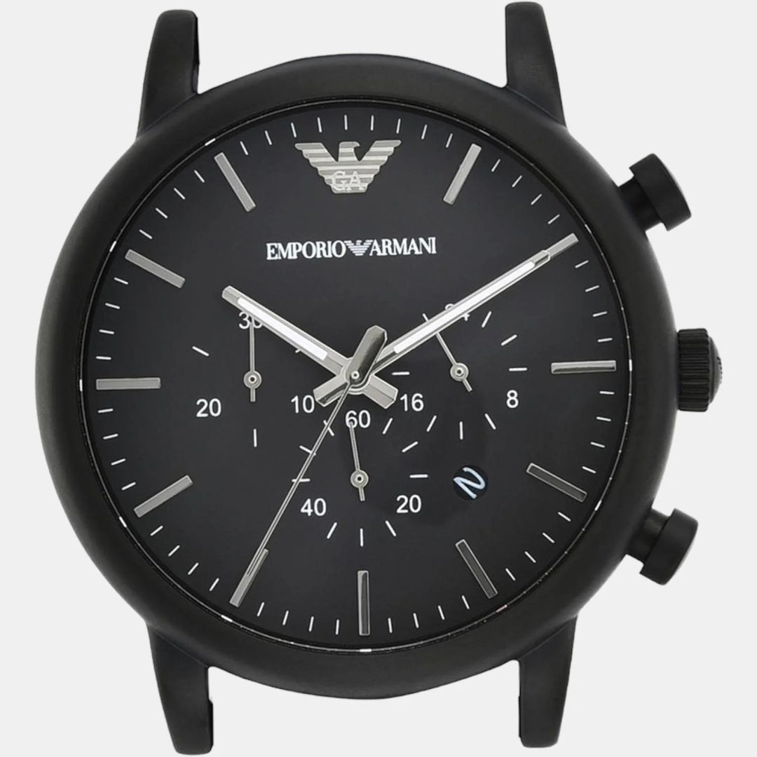 Emporio Armani Luigi AR1970 Blue Sunray Dial Chronograph Men&