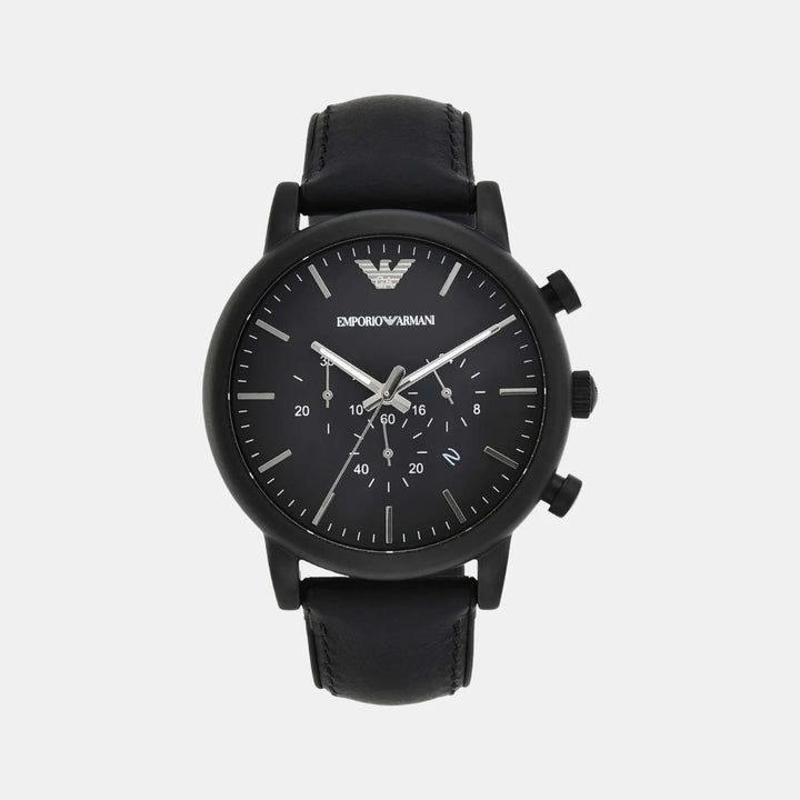 Emporio Armani Luigi AR1970 Blue Sunray Dial Chronograph Men&