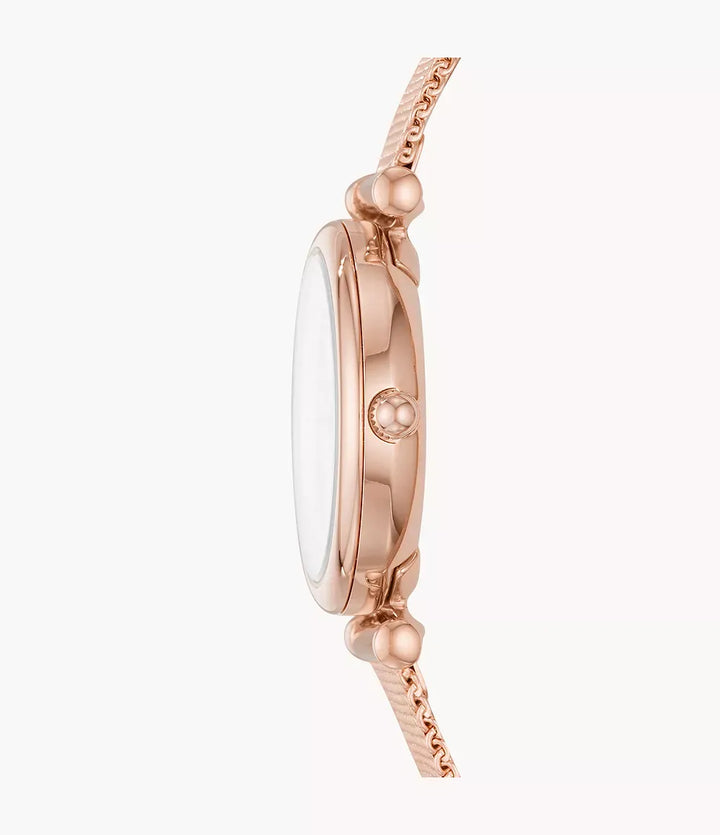 Fossil Carlie Mini ES4433 Rose Gold-Tone Watch