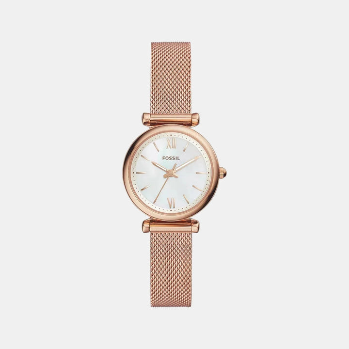 Fossil Carlie Mini ES4433 Rose Gold-Tone Watch