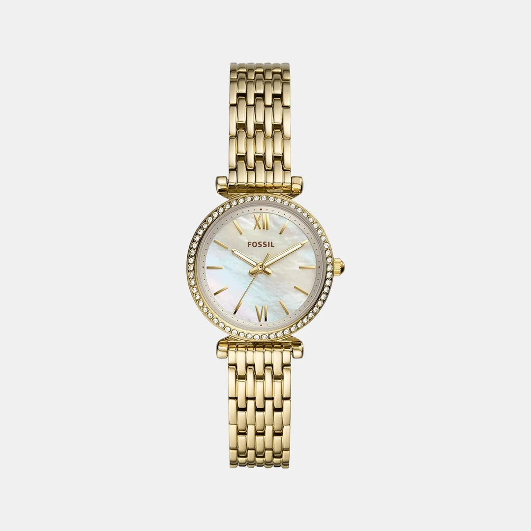 Fossil Carlie ES4735 Rose Gold-Tone Glitz Watch