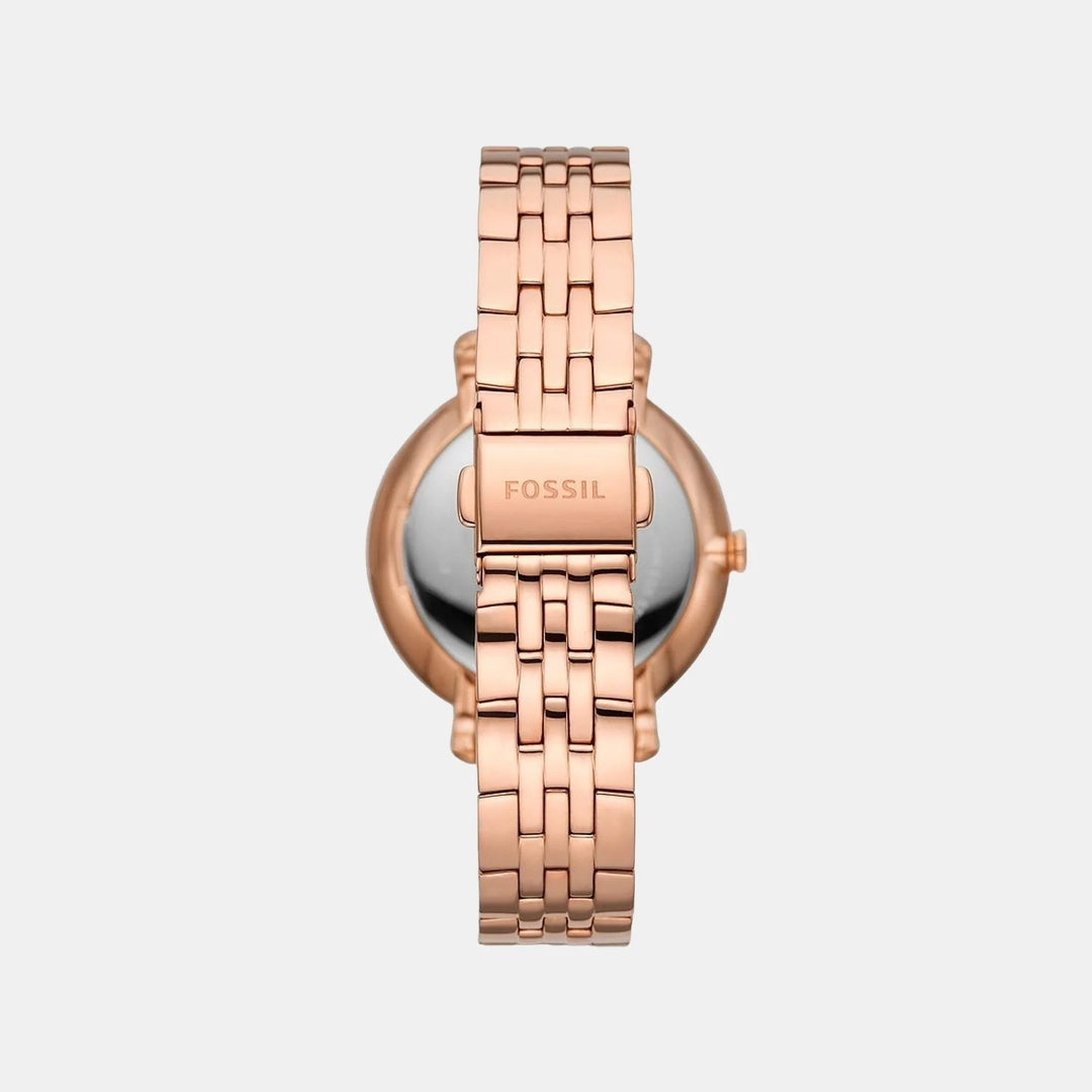 Fossil Jacqueline ES5165 Rose Gold Glitz Watch