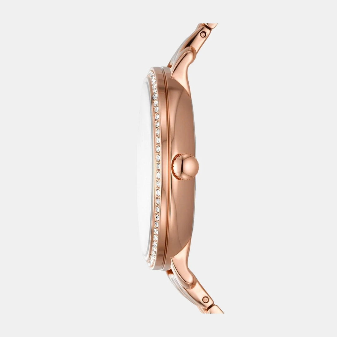 Fossil Jacqueline ES5165 Rose Gold Glitz Watch