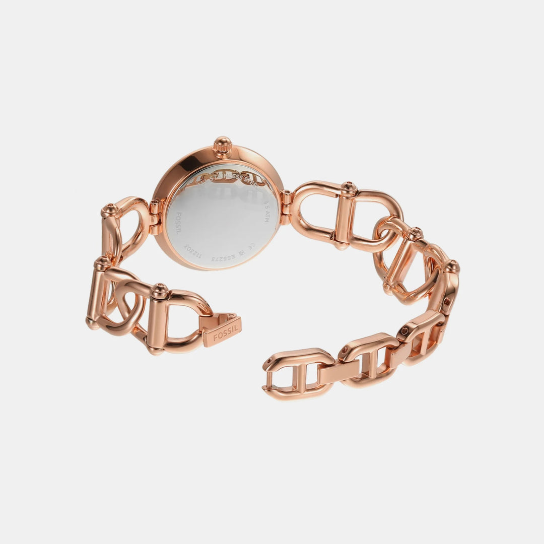 Fossil Fossil Carlie ES5273 Gold-Tone Watch