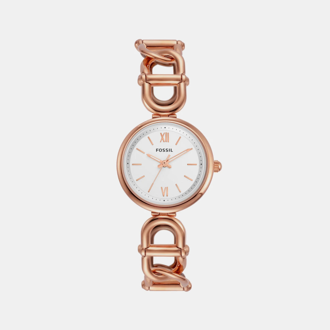 Fossil Fossil Carlie ES5273 Gold-Tone Watch