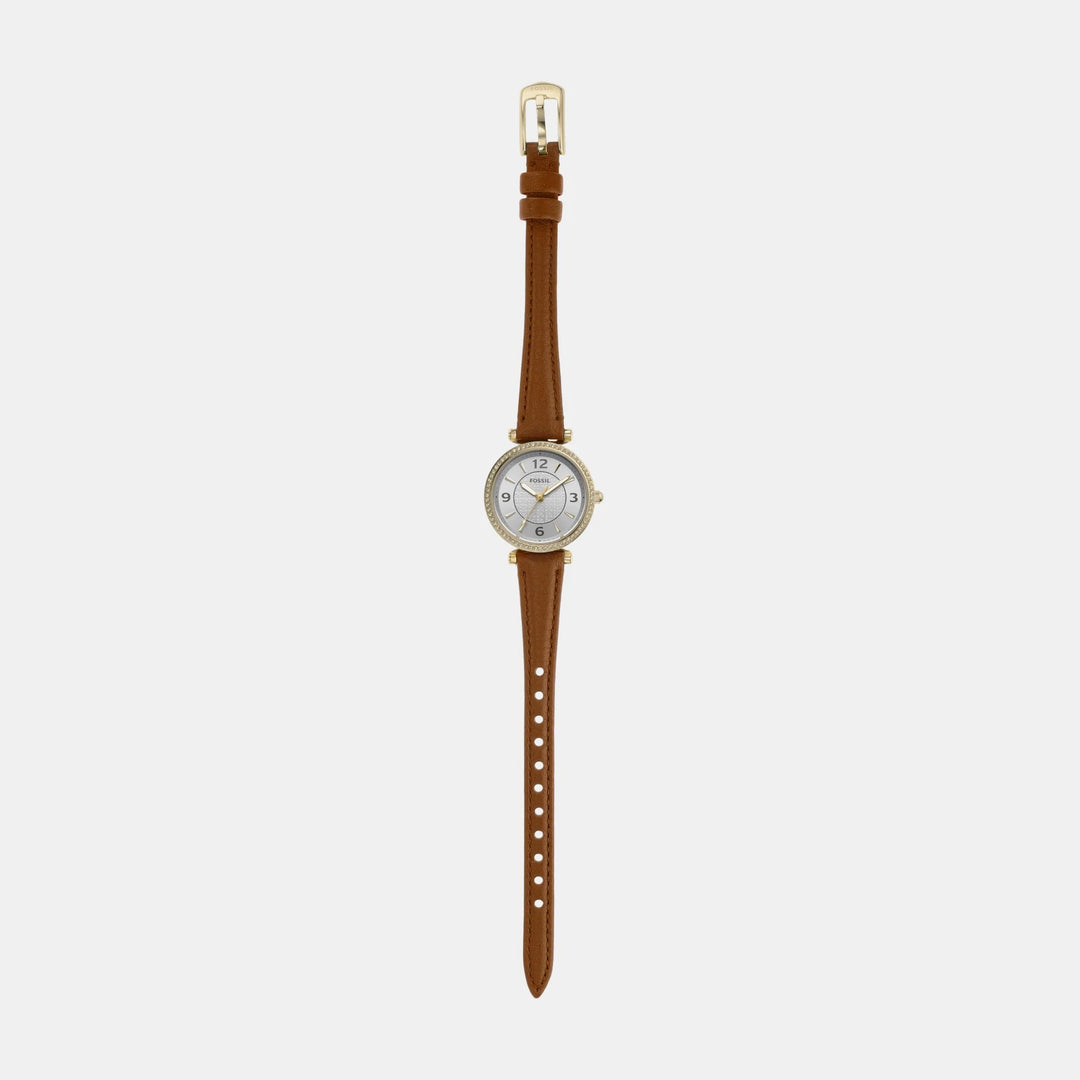 Fossil Carlie ES5297 Silver Dial Watch