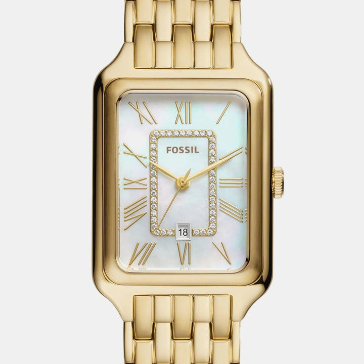 Fossil Raquel ES5304 Gold-Tone Dial Watch