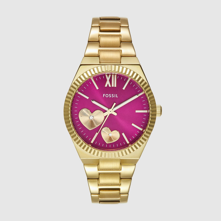 Fossil Scarlette ES5325 Silver-Tone Watch