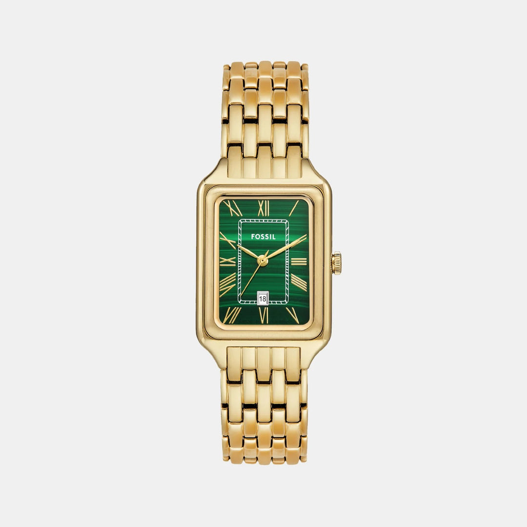 Fossil Raquel ES5341 Green Malachite Dial Watch