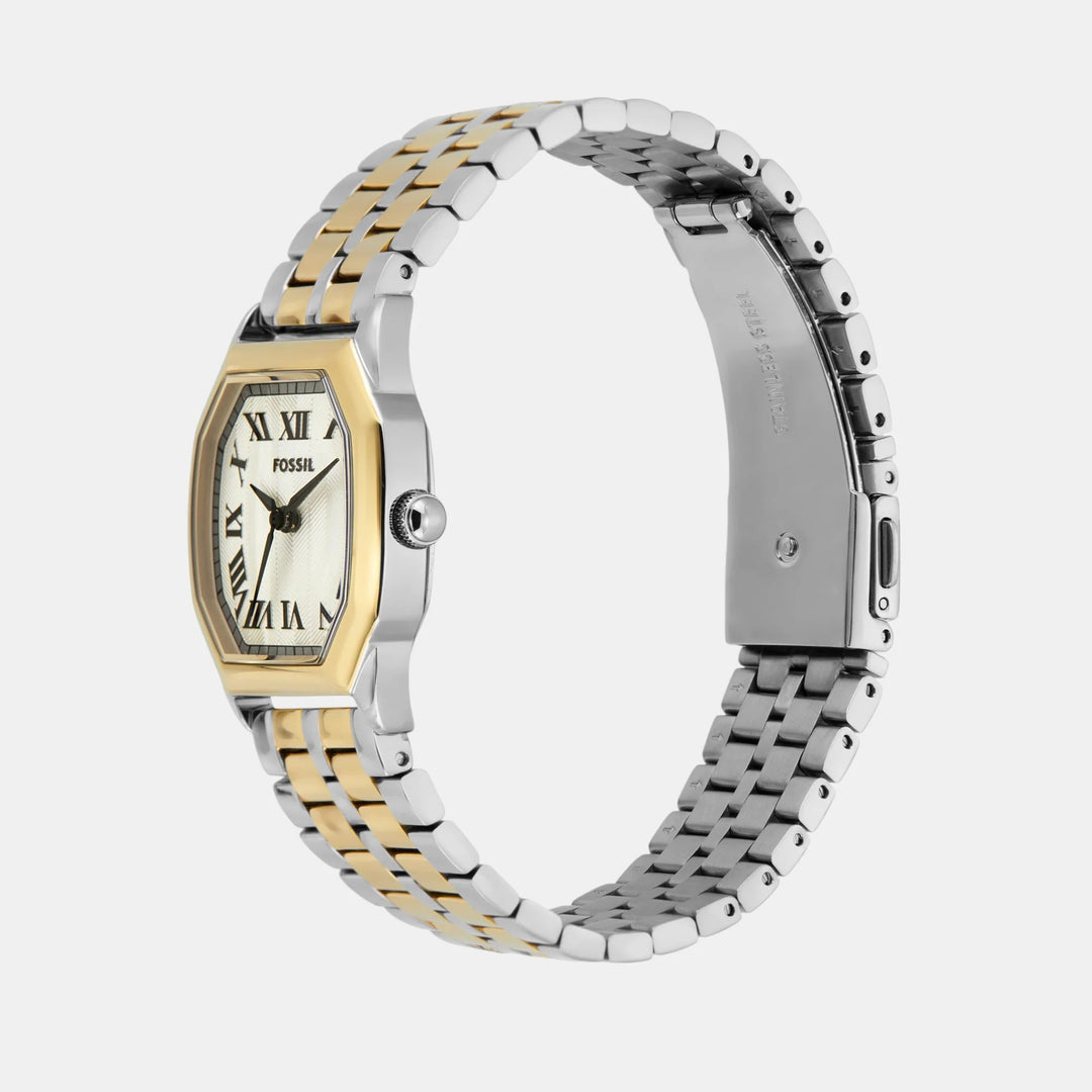 Fossil Harlow ES5362 Cream Textured Dial Watch