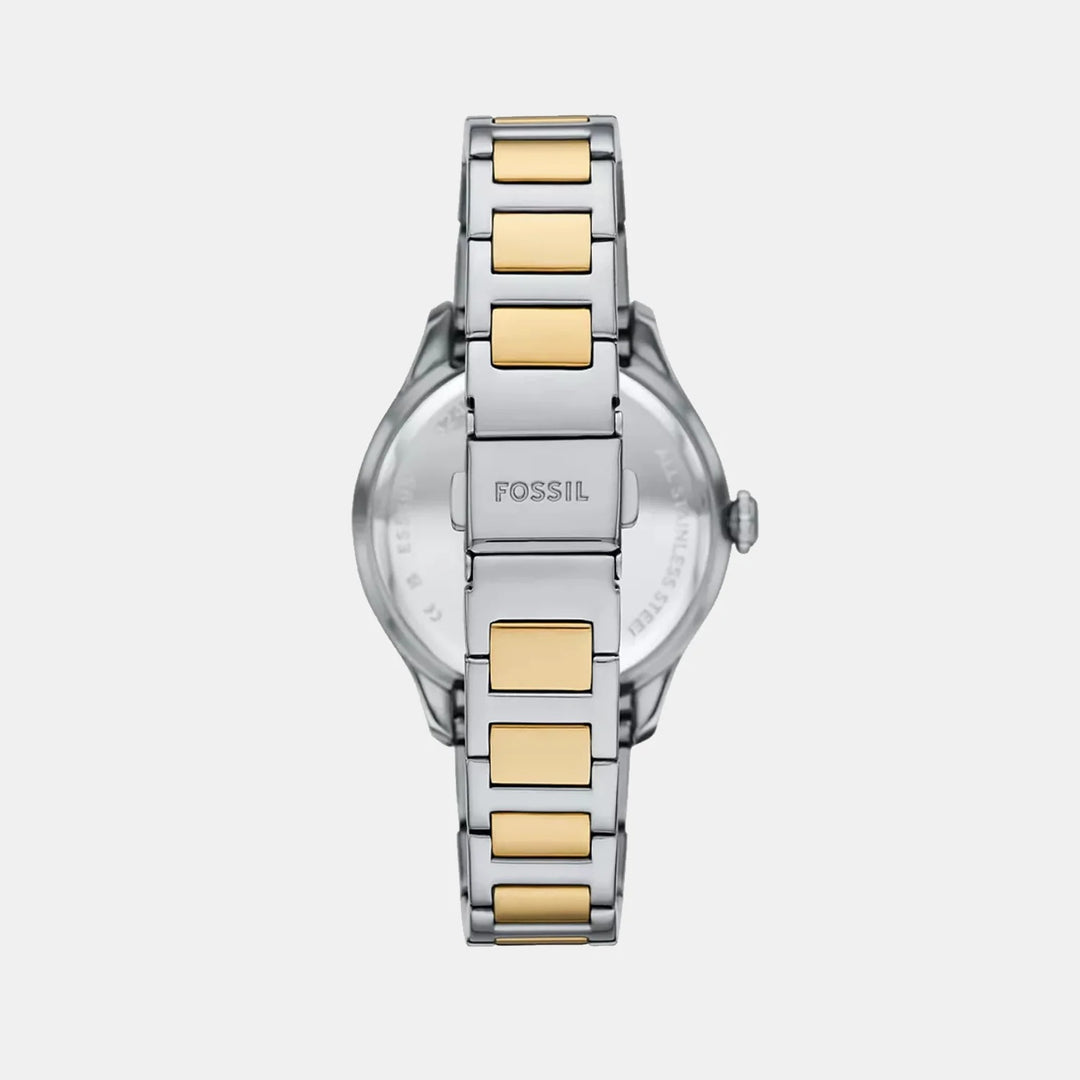 Fossil Gilmore ES5396 Silver Dial Two-Tone Stainless Steel Women&