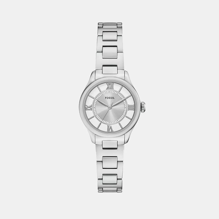 Fossil Gilmore ES5419 Silver Dial Silver-Tone Mesh Bracelet Women&