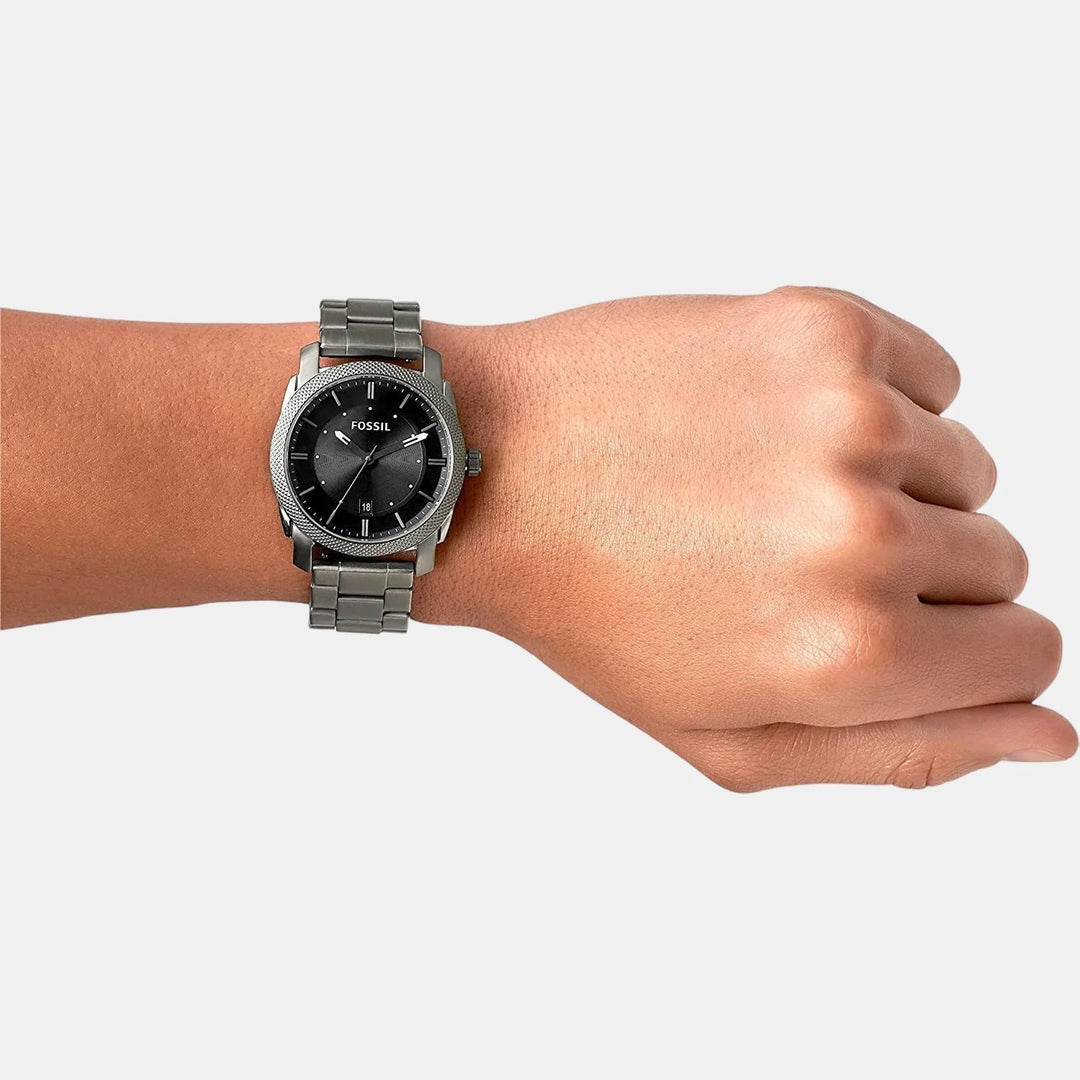 Fossil Machine FS4774 Smoke Stainless Steel Chronograph Men&