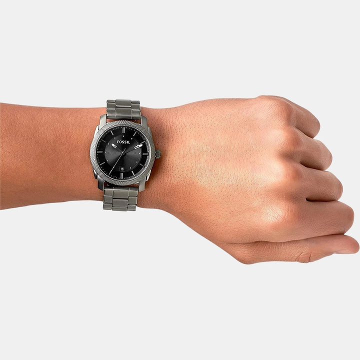 Fossil Machine FS4774 Smoke Stainless Steel Chronograph Men&