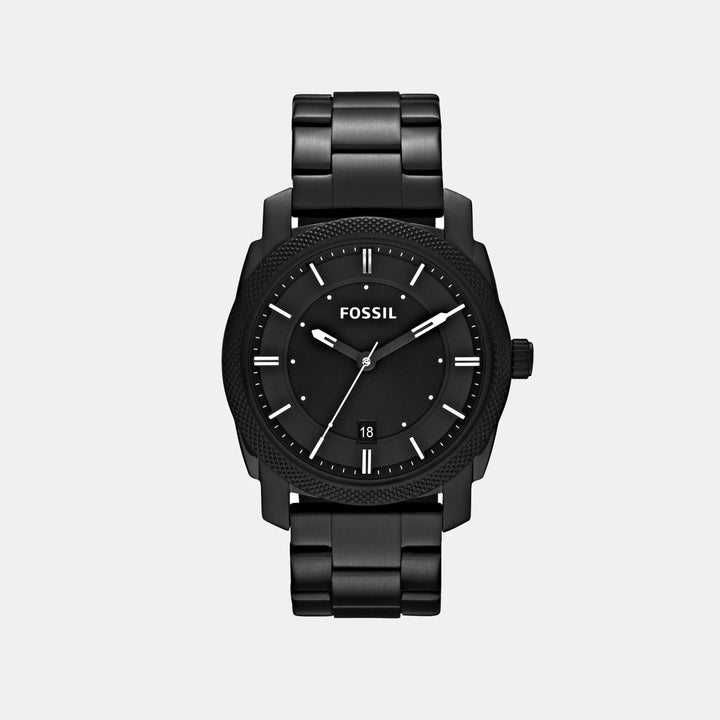 Fossil Machine FS4775 Black Stainless Steel Chronograph Men&