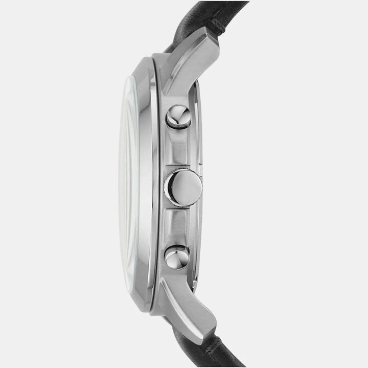 Fossil Grant FS4812 Black Dial Silver-Tone Chronograph Men&