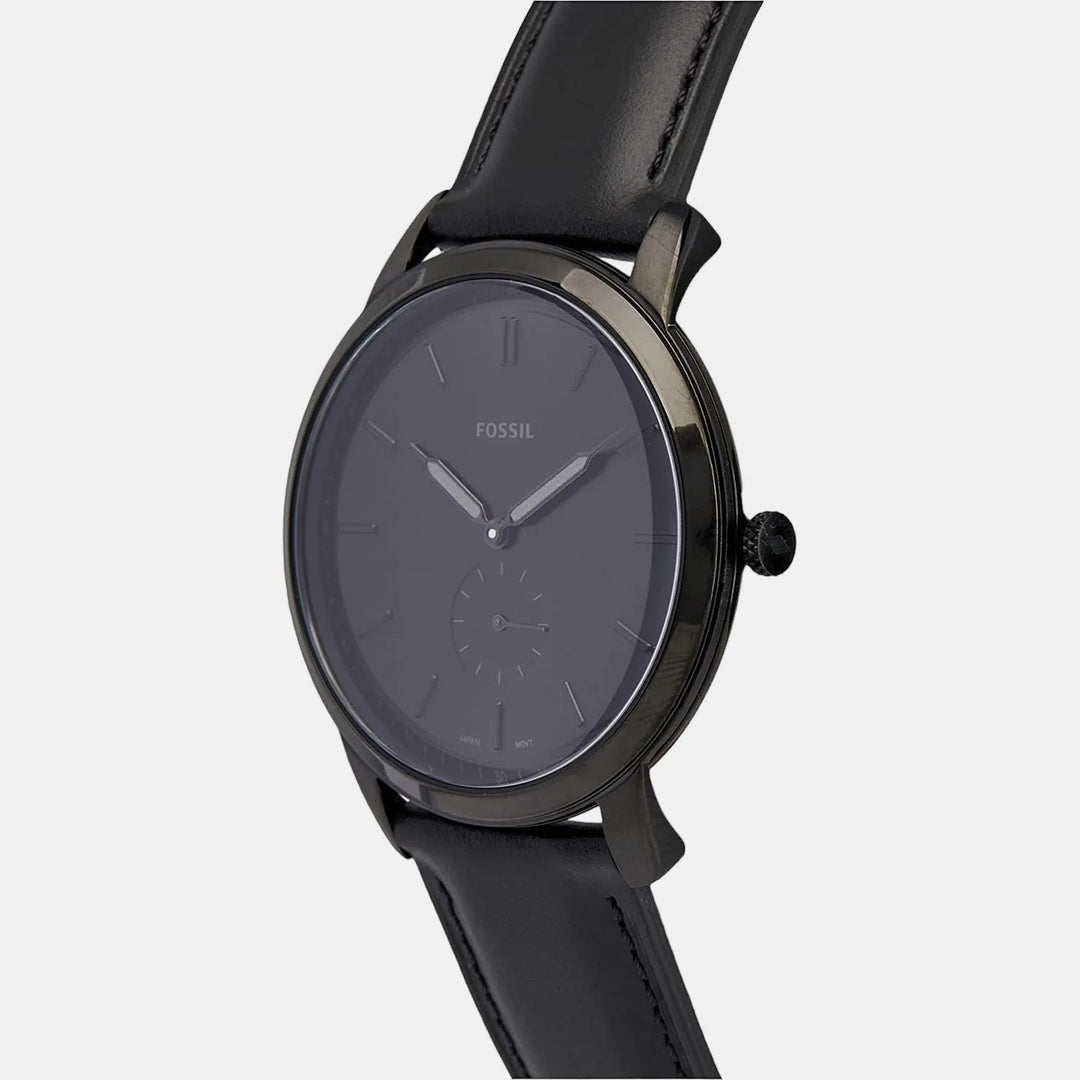 Fossil The Minimalist FS5447 Black Dial Black Stainless Steel Men&