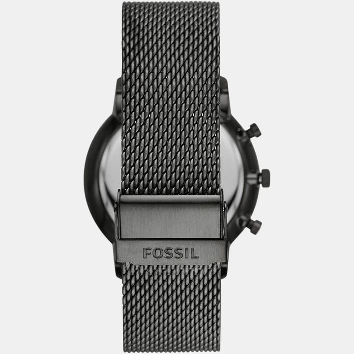 Fossil Copeland FS5699 Black Dial Brown Leather Strap Men&