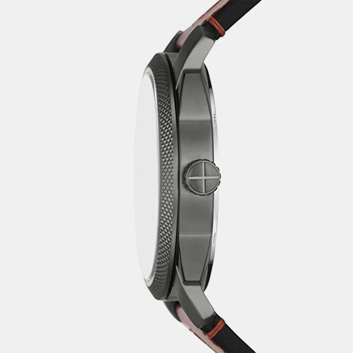 Fossil Machine FS5900 Black Sunray Dial Black Stainless Steel Men&