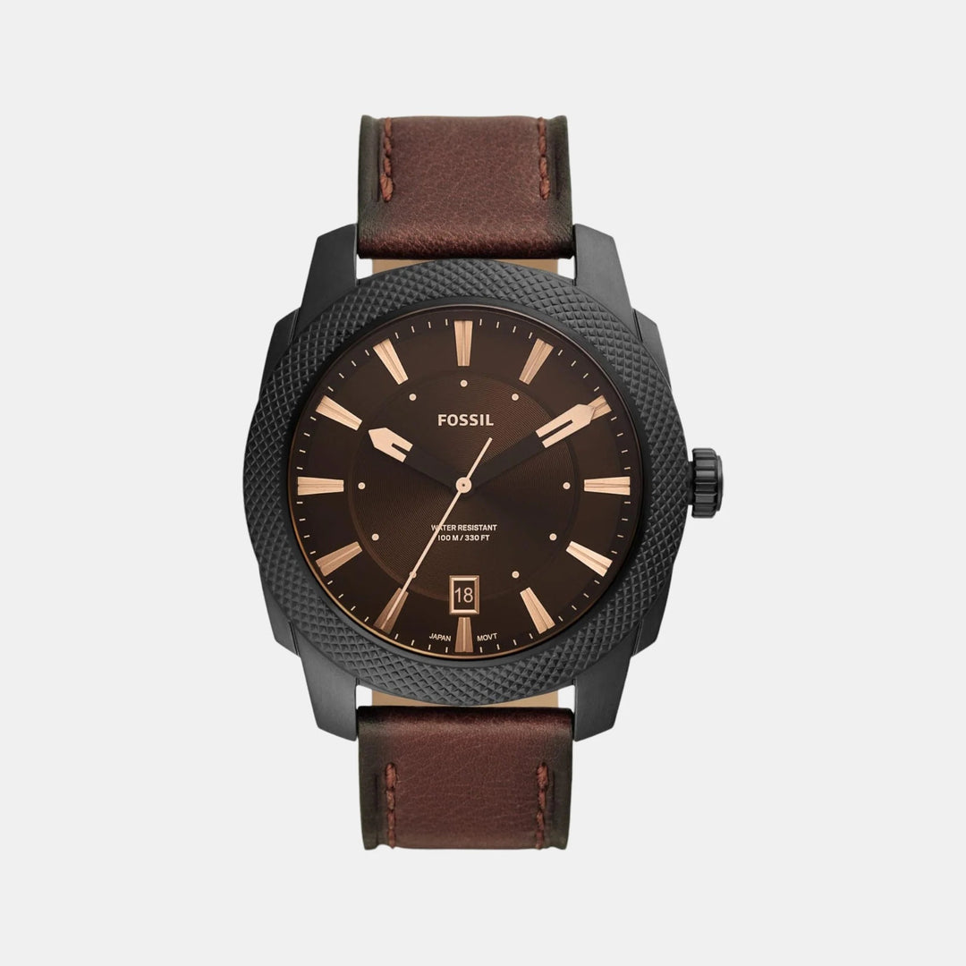Fossil Everett FS5972 Blue Dial Two-Tone Stainless Steel Men&