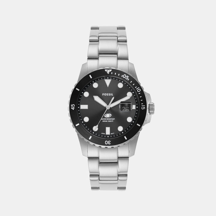 Fossil Blue Dive FS6032 Black Dial Silver-Tone Stainless Steel Men&