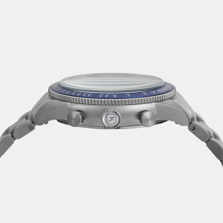 Fossil Sport Tourer FS6047 Chronograph Blue Dial Blue Silicone Strap Men&