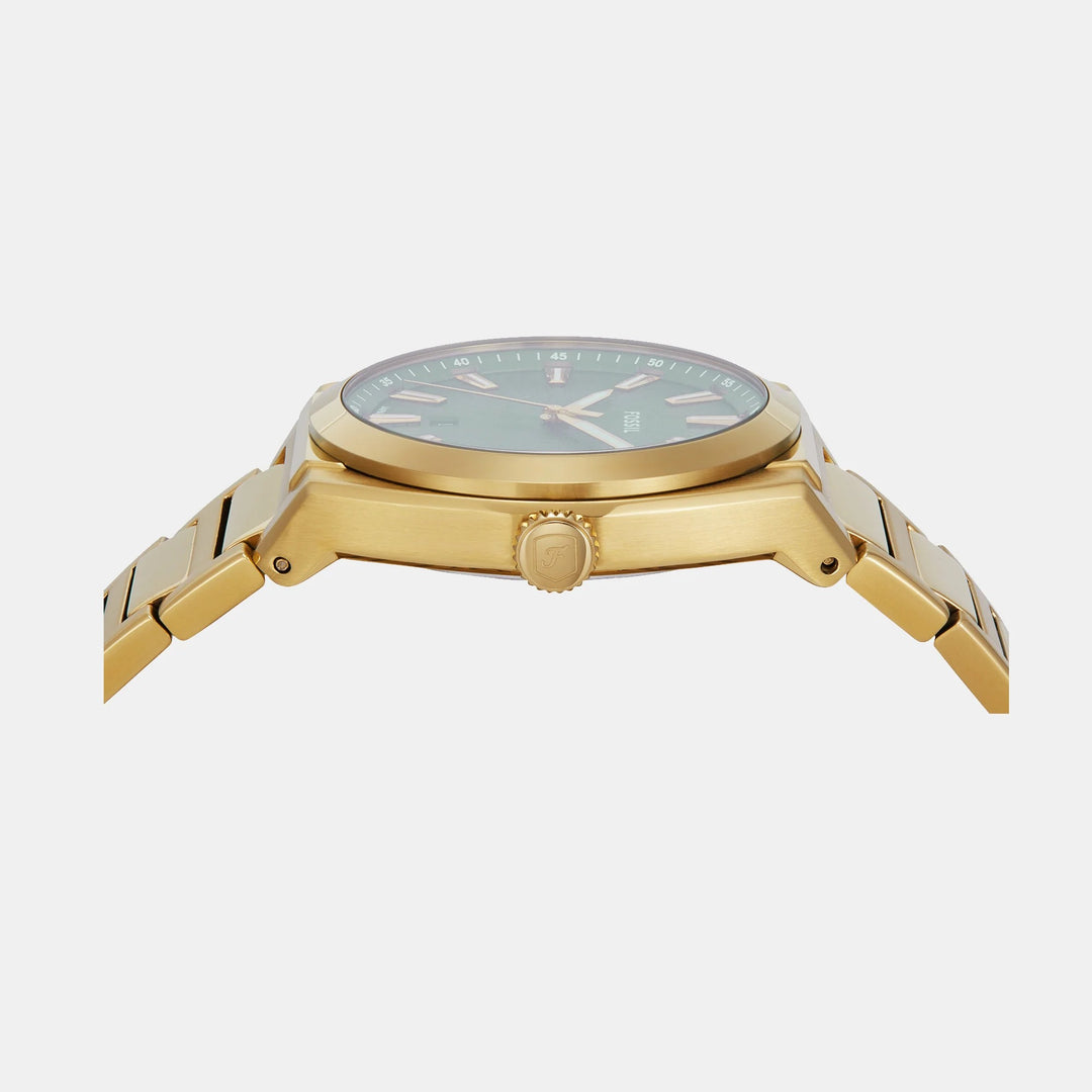 Fossil The Everett FS6090 Silver Dial Two-Tone Stainless Steel Men&