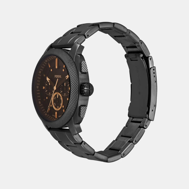 Fossil Machine FS6097 Blue Dial Brown Leather Men&