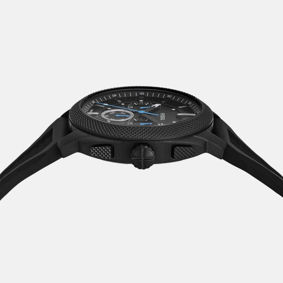 Fossil Machine FS6099 Black Dial Stainless Steel Men&