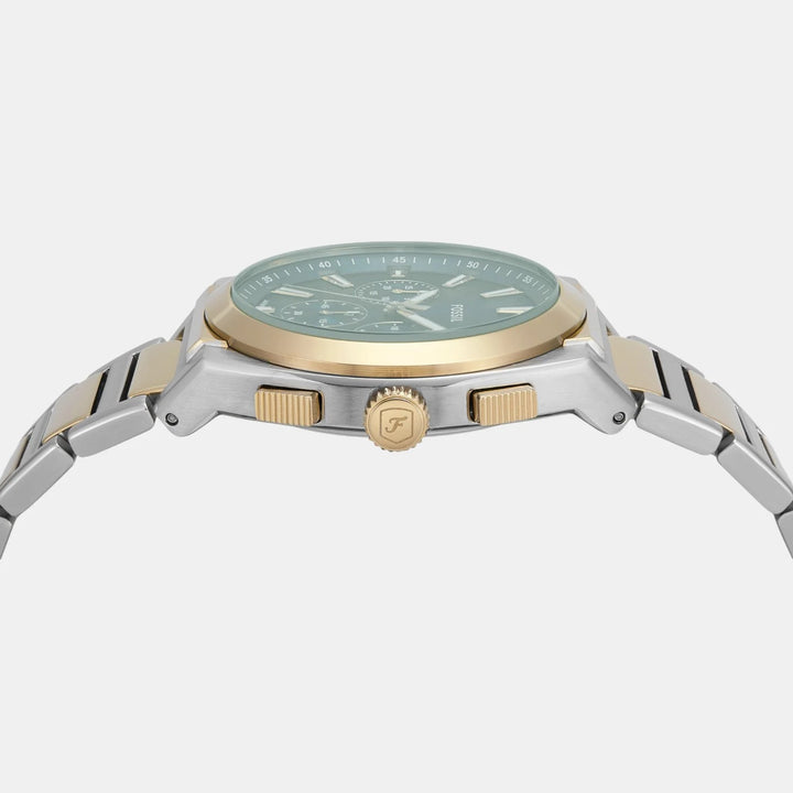 Fossil Everett FS6106 Blue Dial Stainless Steel Men&