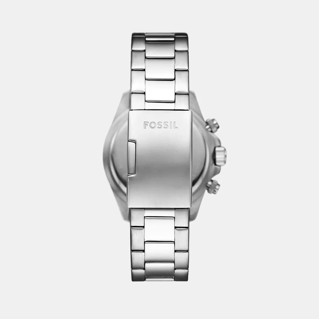 Fossil Autocross FS6124 Blue Dial Silver Stainless Steel Men&