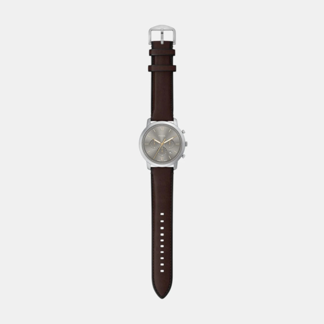 Fossil The Neutra FS6129 Silver Dial Stainless Steel Men&