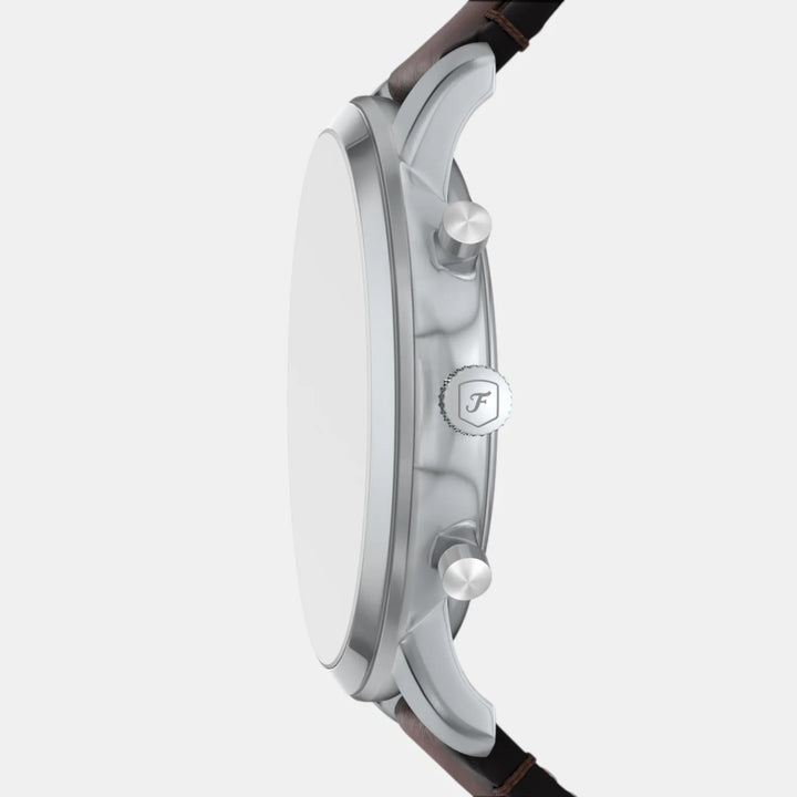 Fossil The Neutra FS6129 Silver Dial Stainless Steel Men&