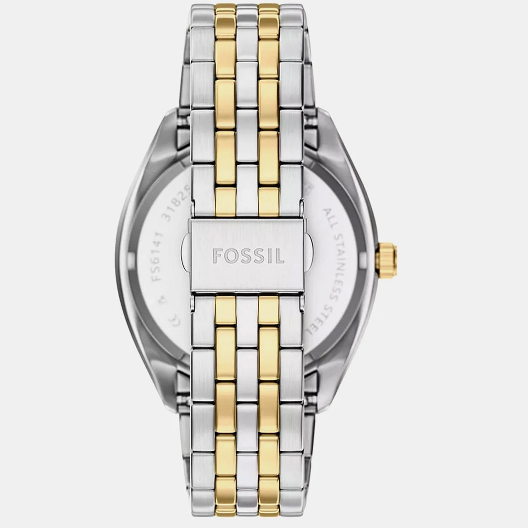 Fossil Heritage FS6141 Black Dial Stainless Steel Men&